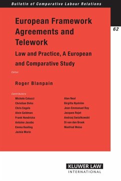Cover European Framework Agreements and Telework (eBook, PDF)