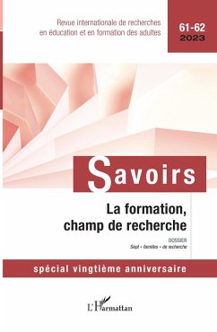 Cover La formation, champ de recherche (eBook, ePUB)