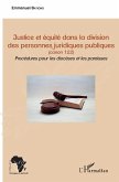 Justice et équité dans la division des personnes juridiques publiques (eBook, PDF)