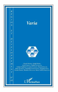 Varia (Région et développement 45) (eBook, ePUB) - Collectif