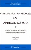 Vers une solution négociée en Afrique du Sud (eBook, PDF)