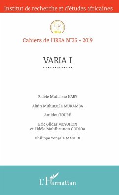 Cover Varia I (eBook, PDF)
