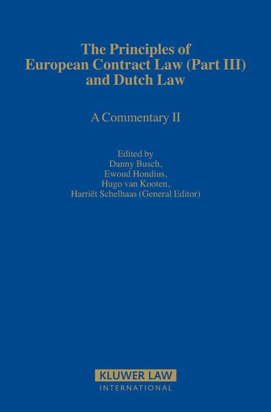 Principles of European Contract Law (Part III) and Dutch Law (eBook, PDF)