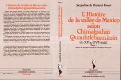 Cover L'histoire de la vallée de Mexico selon Chimalpahin Quauhtlehuanitzin (eBook, PDF)