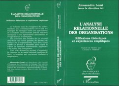 L'ANALYSE RELATIONNELLE DES ORGANISATIONS (eBook, PDF) - Lomi, Alessandro; Soliman, Traduit de l'italien par Luciana T.