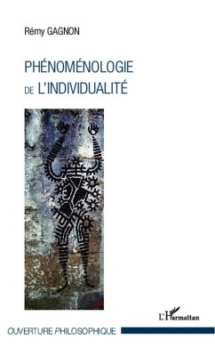 Cover Phénoménologie de l'individualité (eBook, PDF)