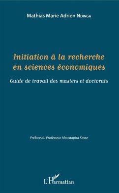 Cover Initiation à la recherche en sciences économiques (eBook, ePUB)