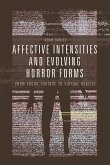 Affective Intensities and Evolving Horror Forms (eBook, ePUB)