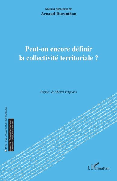 Peut-on encore définir la collectivité territoriale ? (eBook, ePUB)