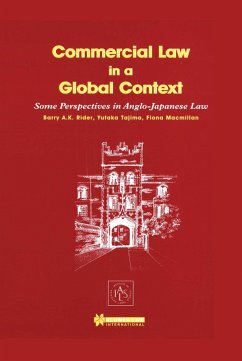 Commercial Law in a Global Context (eBook, PDF) - Rider, Barry A. K.; Tajima, Yutaka