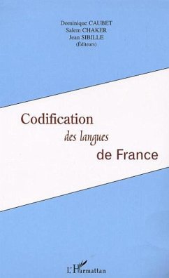 Codification des langues de France (eBook, PDF) - Caubet; Chaker; Sibille