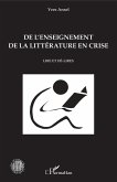 De l'enseignement de la littérature en crise (eBook, ePUB)