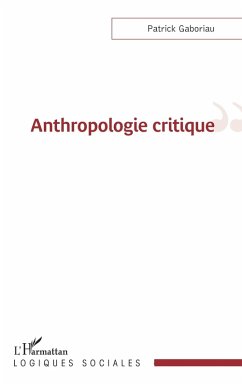 Cover Anthropologie critique (eBook, ePUB)