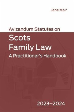 Cover Avizandum Statutes on Scots Family Law (eBook, ePUB)