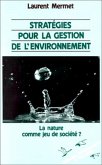 Stratégies pour la gestion de l'environnement (eBook, PDF)