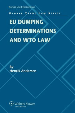 Cover EU Dumping Determinations and WTO Law (eBook, PDF)