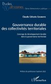 Gouvernance durable des collectivités territoriales (eBook, ePUB)