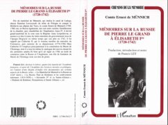 Cover Mémoire sur la Russie de Pierre Le Grand à Elisabeth Ière (1720-1742) (eBook, PDF)