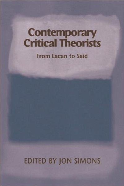 Contemporary Critical Theorists (eBook, PDF)