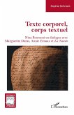 Texte corporel, corps textuel (eBook, PDF)