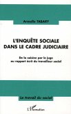 L'enquête sociale dans le cadre judiciaire (eBook, ePUB)