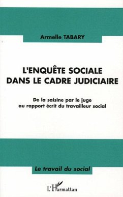 L'enquête sociale dans le cadre judiciaire (eBook, ePUB) - Tabary