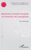 Grammaire rénovée enseignée en formation des enseignants (eBook, PDF)