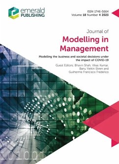 Cover Modelling the Business and Societal decisions under the impact of COVID-19 (eBook, PDF)