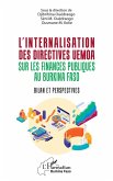 L'internalisation des directives UEMOA sur les finances publiques au Burkina Faso (eBook, PDF)