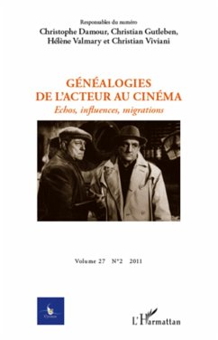 Cover Généalogies de l'acteur au cinéma (eBook, ePUB)