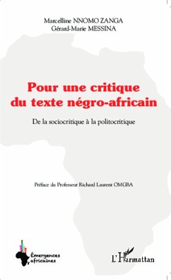 Cover Pour une critique du texte négro-africain (eBook, PDF)