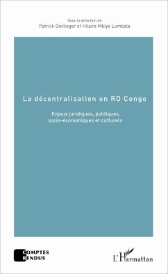 Cover La décentralisation en RD Congo (eBook, PDF)