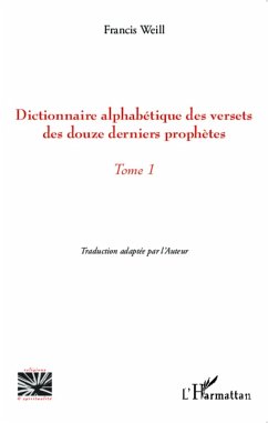 Cover Dictionnaire alphabétique des versets des douze derniers prophètes (eBook, PDF)