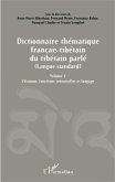 Dictionnaire thématique français-tibétain du tibétain parlé (Langue standard) (eBook, PDF)