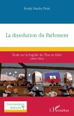 La dissolution du Parlement (eBook, PDF)