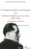 Un Algérien s'adresse aux Français ou l'histoire d'Algérie p (eBook, PDF)