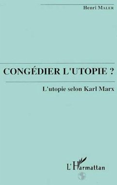 Cover Congédier l'utopie? L'utopie selon Karl Marx (eBook, PDF)