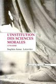 L'institution des sciences morales (1795-1850) (eBook, PDF)