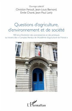 Cover Questions d'agriculture, d'environnement et de société (eBook, PDF)