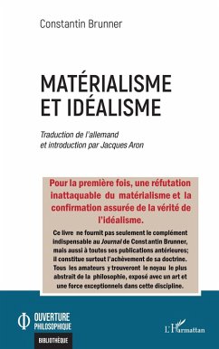 Matérialisme et idéalisme (eBook, PDF) - Brunner