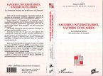 Savoirs universitaires, savoirs scolaires (eBook, PDF)