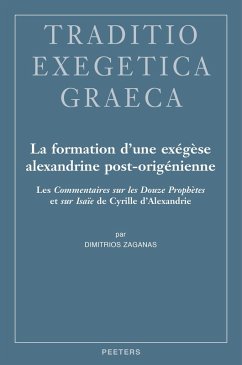 Cover La formation d'une exegese alexandrine post-origenienne (eBook, PDF)
