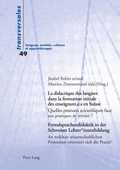 La didactique des langues dans la formation initiale des enseignant.e.s en Suisse / Fremdsprachendidaktik in der Schweizer Lehrer*innenbildung (eBook, ePUB)