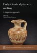 Early Greek Alphabetic Writing (eBook,... - Bild 1