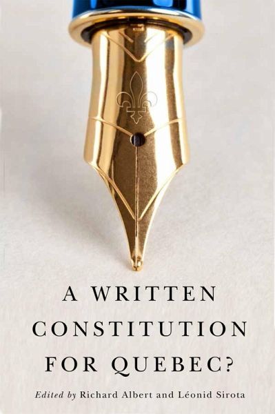 Written Constitution for Quebec? (eBook, ePUB)