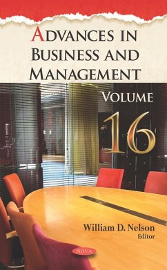 Advances in Business and Management. Volume 16 (eBook, PDF)