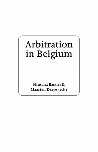 Arbitration in Belgium (eBook, PDF)