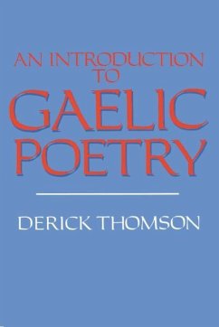 Introduction to Gaelic Poetry (eBook, PDF) - Thomson, Derrick