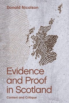 Evidence and Proof in Scotland (eBook, PDF) - Nicolson, Donald