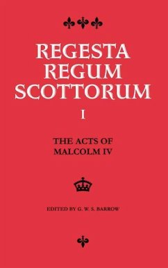 Cover Acts of Malcolm IV (1153-1165) (eBook, PDF)
